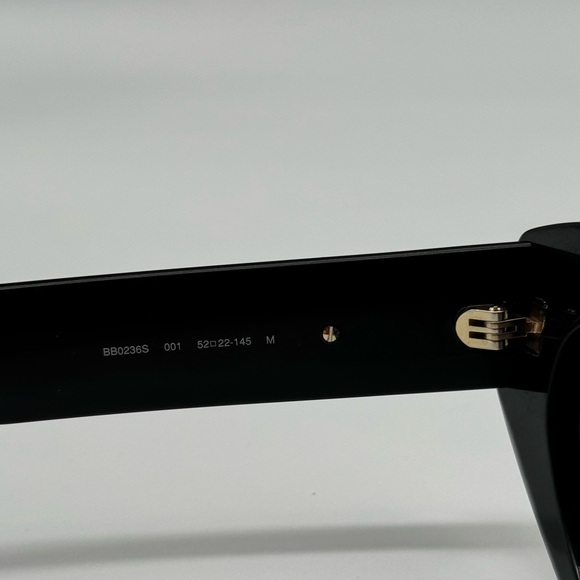 NEW BB0236S 001 BALENCIAGA BLACK WOMEN CAT EYE BALENCIAGA SUNGLASSES - Picture 10 of 12